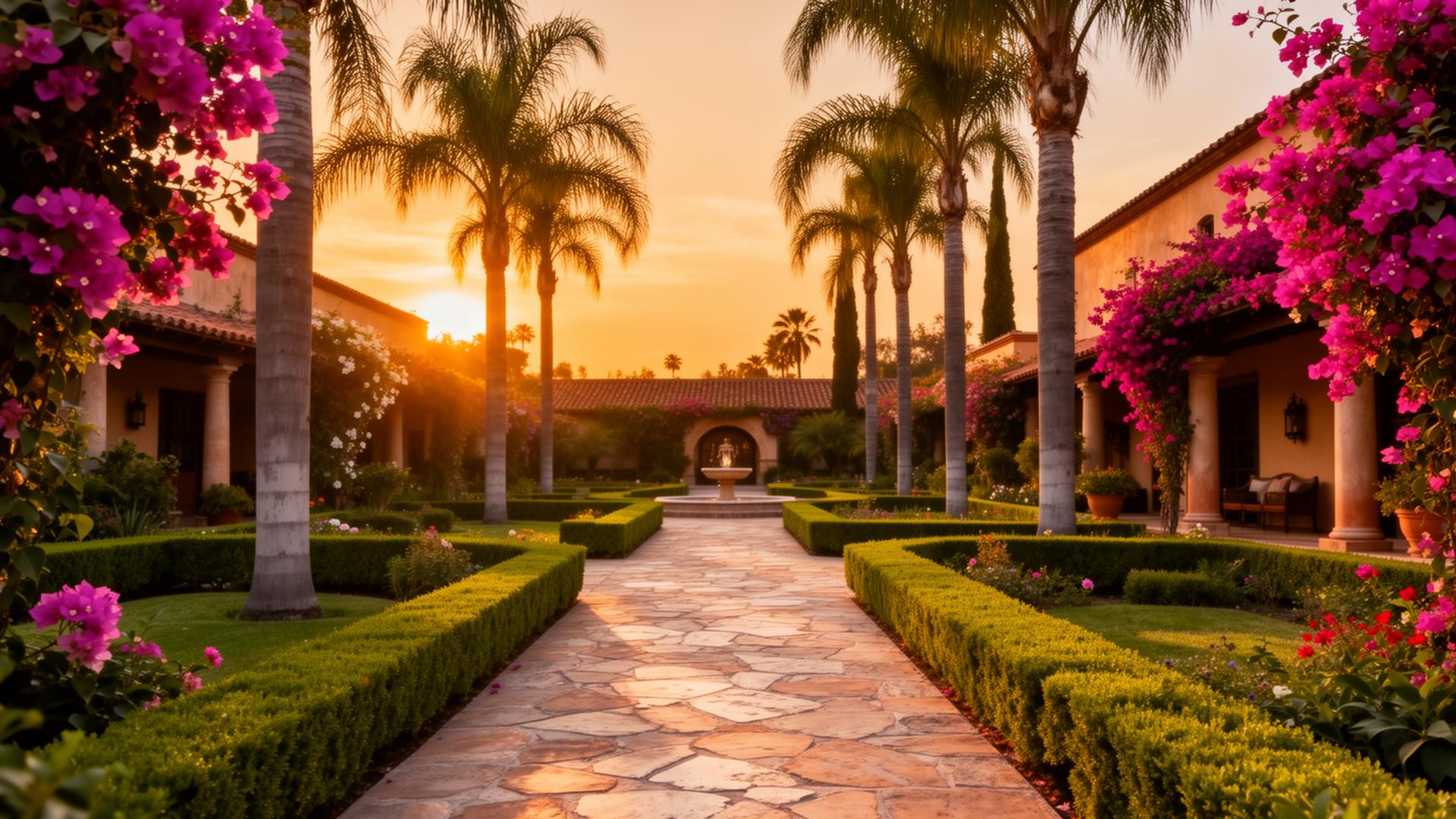 Jardines de la hacienda
